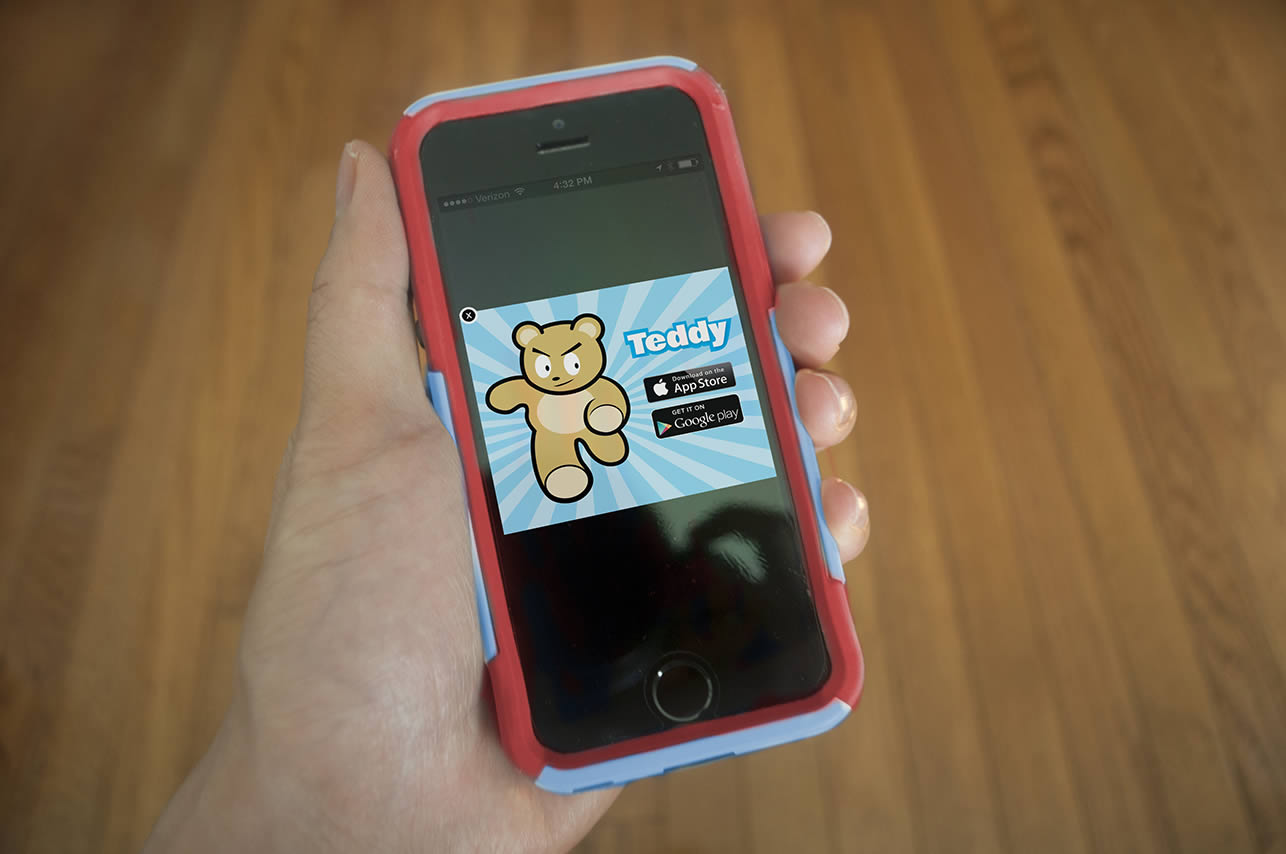 Teddy Mobile Ad